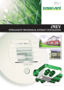 intelligent Mechanical Extract Ventilation