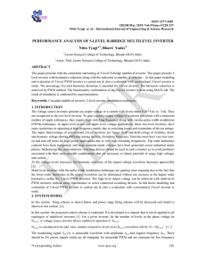 PERFORMANCE ANALYSIS OF 5-LEVEL H-BRIDGE