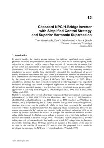 Cascaded NPC/H-Bridge Inverter with Simplified Control