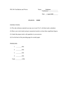 sample exam #1