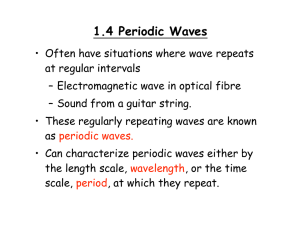 1.4 Periodic Waves - IL Shared Learning