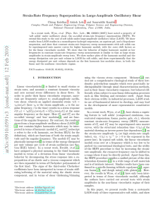 Strain-Rate Frequency Superposition in Large