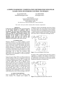 a simple harmonic compensation method for nonlinear loads