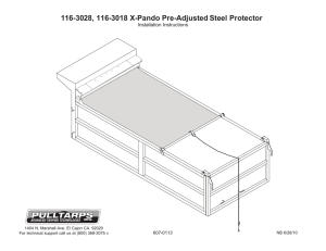 116-3028, 116-3018 X-Pando Pre-Adjusted Steel Protector