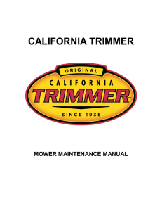 All Models - California Trimmer