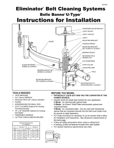 Instructions for Installation