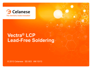 Vectra® LCP Lead-Free Soldering