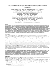 Long Term Reliability Analysis of Lead Free and Halogen Free