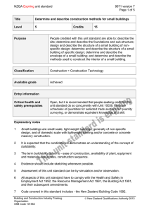 NZQA Expiring unit standard 9671 version 7 Page 1 of 5 Title