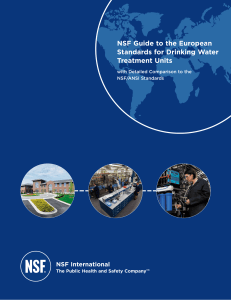 NSF Guide to the European Standards for