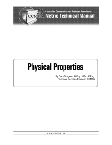 Physical Properties