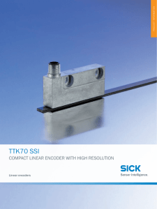 TTK70 SSi, Compact Linear Encoder with high resolution