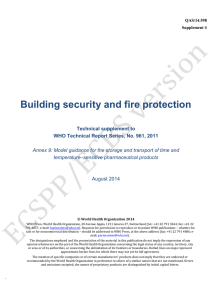 Building security and fire protection