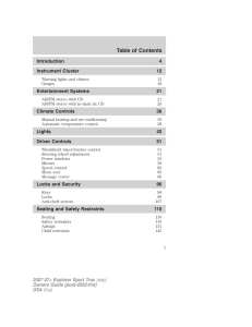 Table of Contents - fordservicecontent.com