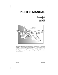 LR60XR Pilot`s Manual