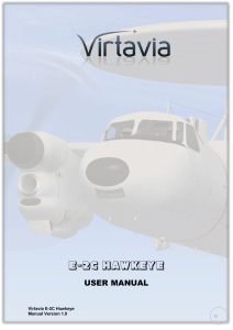 Virtavia E-2C Hawkeye User Manual