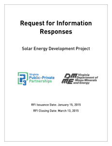 Request for Information Responses