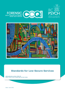 Standards for Low Secure Services