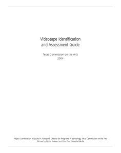 Videotape Identification and Assessment Guide