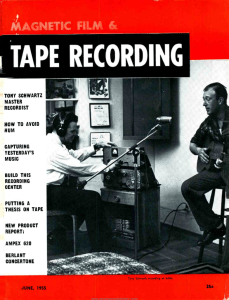 TAPE RECORDING - americanradiohistory.com