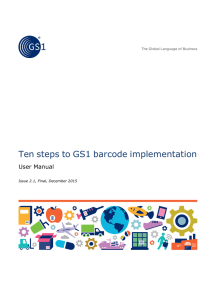 Ten steps to GS1 barcode implementation