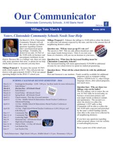 Our Communicator - Clintondale Community Schools