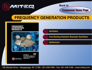 frequency generation products