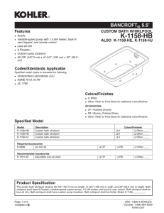 K-1158-HB - pdf.lowes.com