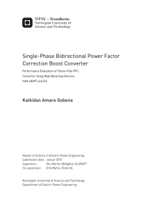 Single-Phase Bidirectional Power Factor Correction Boost Converter