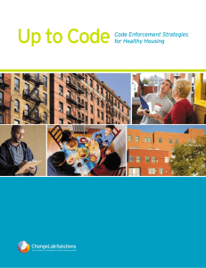Up to Code: Code Enforcement Strategies for Healthy Housing