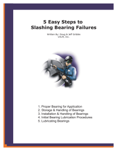 5 Steps to Slashing Bearing Failures