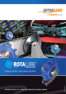 Unique Chain Lubrication System