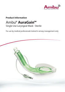 Ambu® AuraGain™ Product information