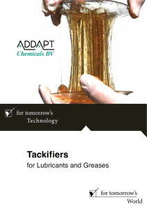 Tackifiers - Addapt