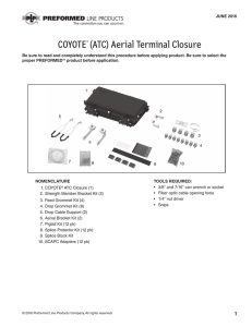 Aerial Terminal Closure - Preformed Line Products