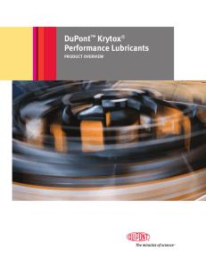 DuPont™ Krytox® Performance Lubricants