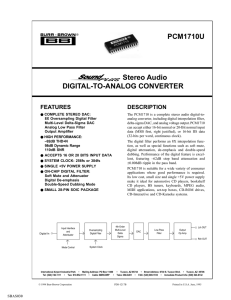 Dual Voltage Output CMOS Delta-Sigma Digital-to