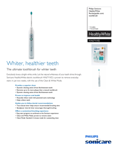 HX6711/02 Philips Rechargeable sonic toothbrush