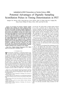 Potential Advantages of Digitally Sampling Scintillation Pulses in