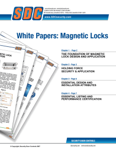 White Papers: Magnetic Locks