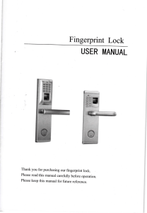 Fingerprint Lock