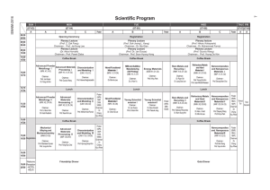 Program at a Glance - isnnm-2016