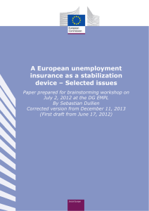 A European unemployment insurance as a stabilization device