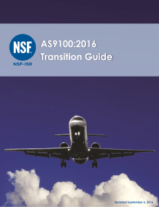 AS9100:2016 Transition Guide