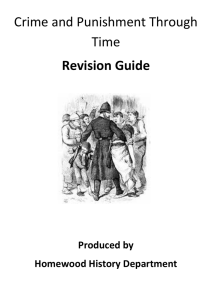 Crime and Punishment Through Time Revision Guide