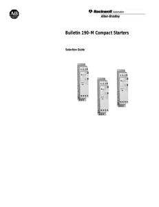 Bulletin 190-M Compact Starters