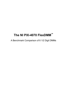 NI PXI-4070 FlexDMM - National Instruments