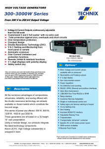 300-3000W Series - technix