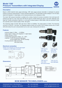 Datasheets - BCM Sensor