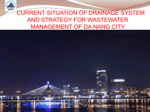 CURRENT SITUATION OF DRAINAGE SYSTEM AND STRATEGY